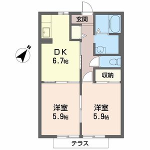 ファミリエ磯馴Ａ A101号室