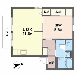 ディアス離宮山手Ｃ C111号室