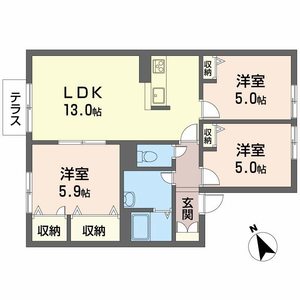 グリーンパークハイツⅡ 0102号室