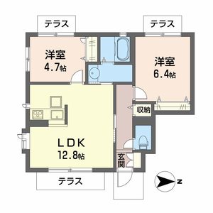 オリゼー芦屋西Ｃ C101号室