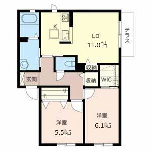 シャーメゾン谷上南町Ⅲ 0102号室