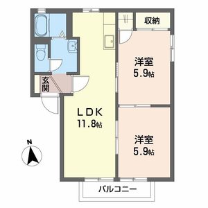 クレール 0202号室