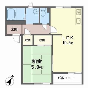 グリーンルミナス D201号室