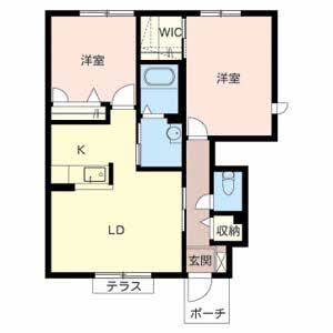 シャーメゾン加生 B102号室