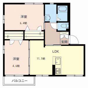 フレグランス宮西 0205号室