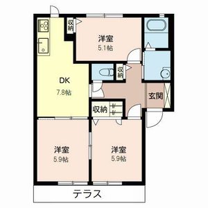 シャーメゾン出合 0105号室