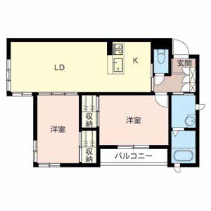 シャーメゾン安堂寺Ⅱ0201-2