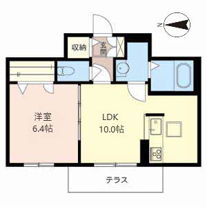 グリナージュ一乗寺 A102号-16