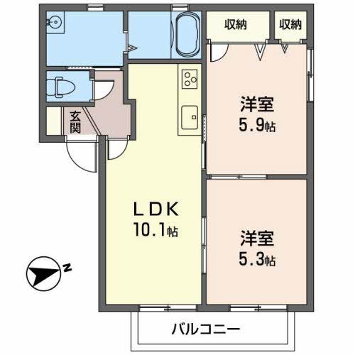 シャーメゾン大庄B202-2