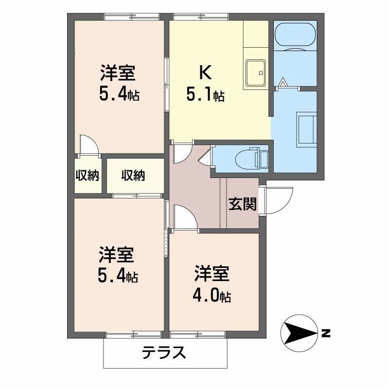 クレセール学園前　Ａ 0103号-16