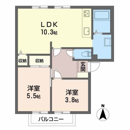 ハイツ光 B102号-2