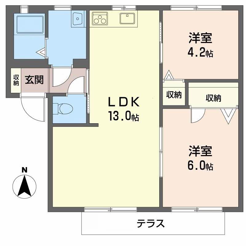 クレールコートＢ0102-2