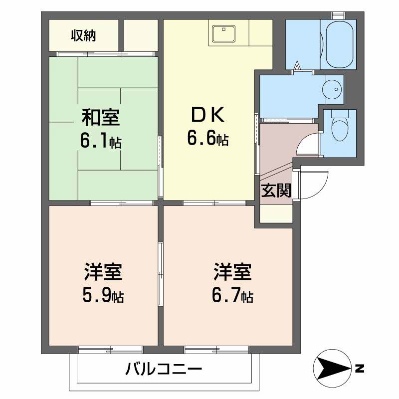 バリュージュⅡ 2201号-2