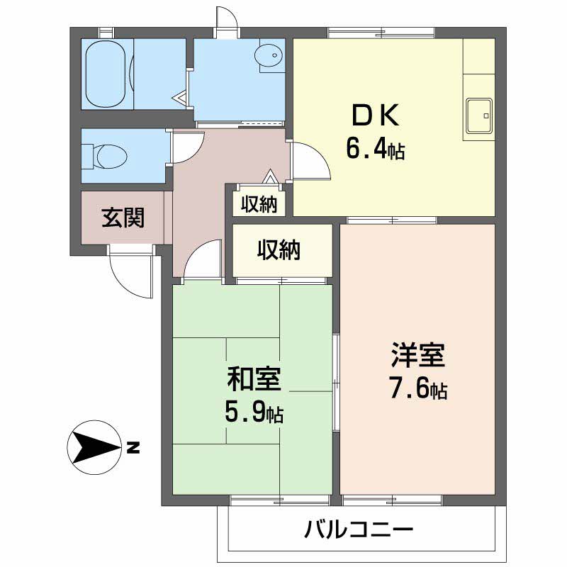 ドミール北山 0202号-2