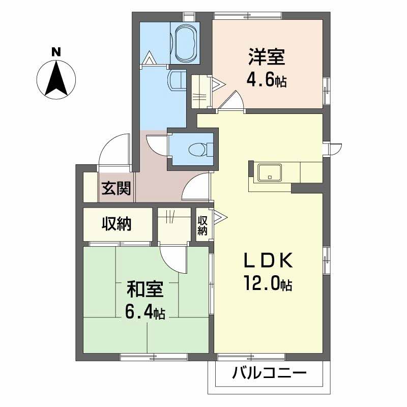 ウイングＡ・Ｂ A201号-2