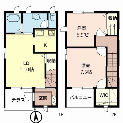 コーラル篠Ａ・Ｂ・ＣA101-2