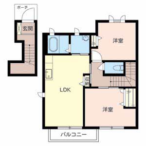 サニーフラットⅠ・Ⅱ 1202号-2