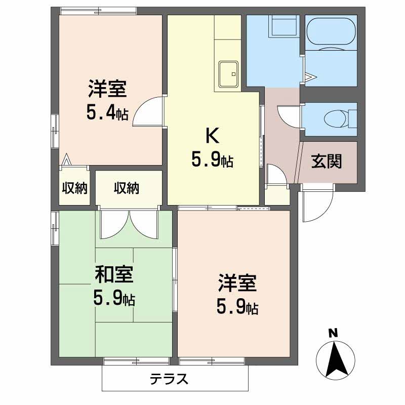 ソレイユ岡崎D 0108号-13