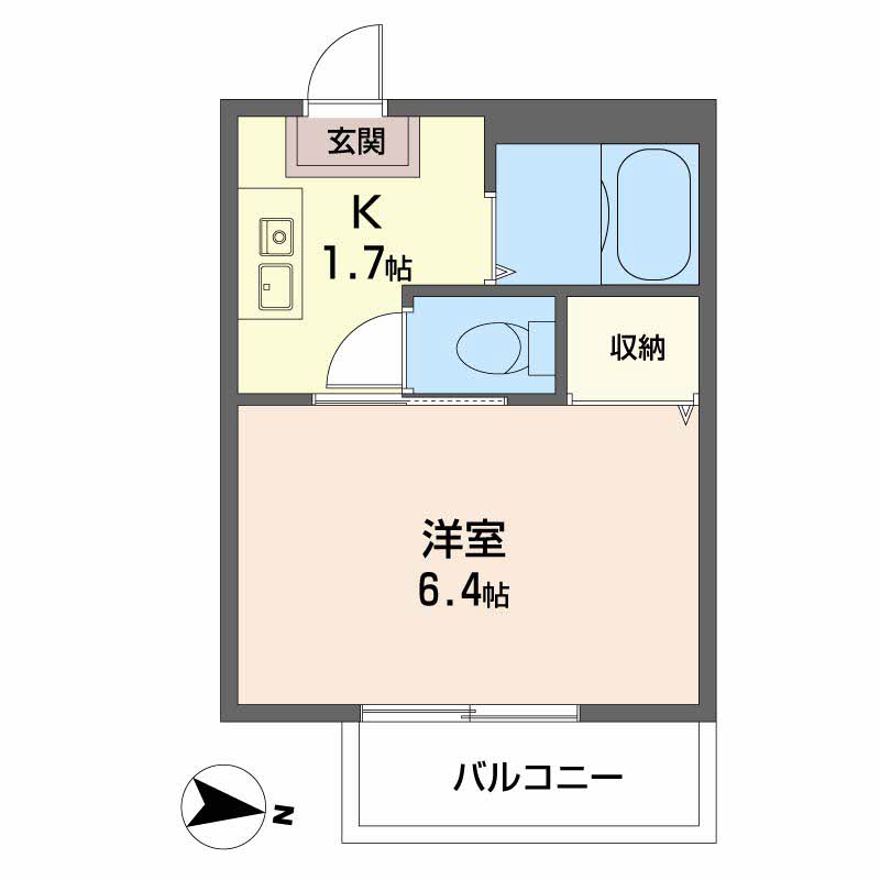 毛利ハイツ 0201号-3