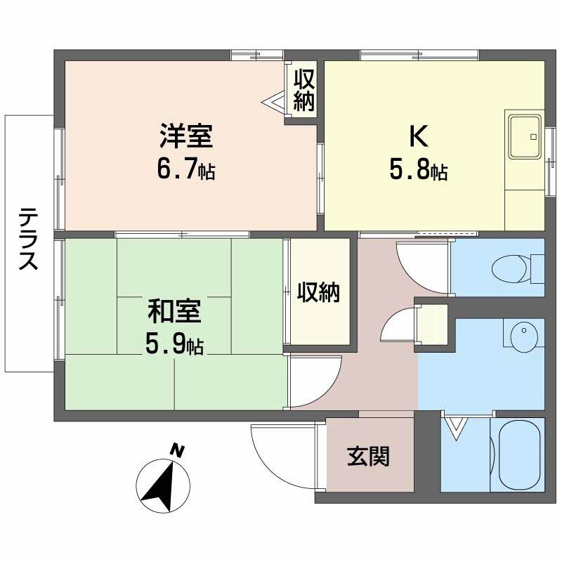 中郷第一ハイツ0101-2