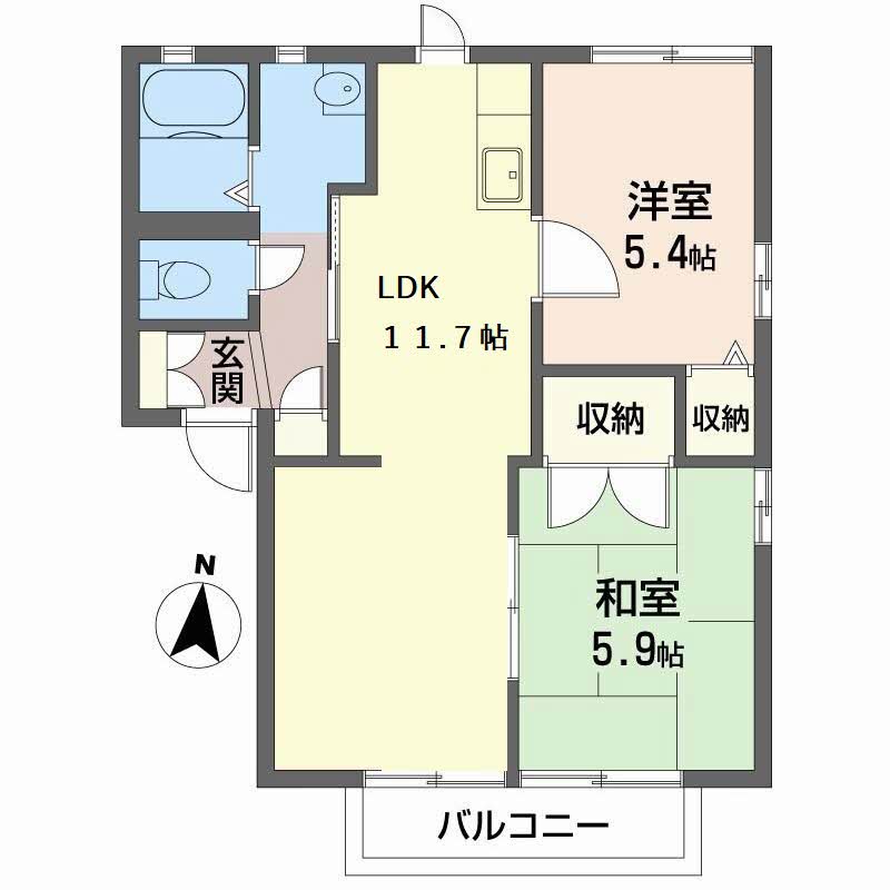 ハイツアイアンＡ A202号-2