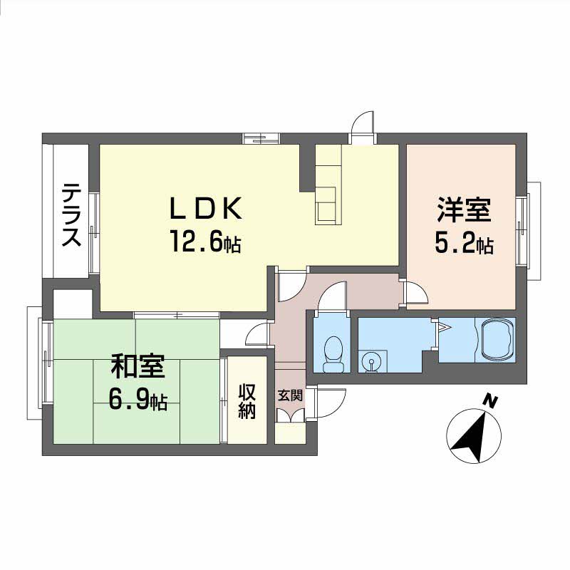 シャーメゾン甲南 0102号-2
