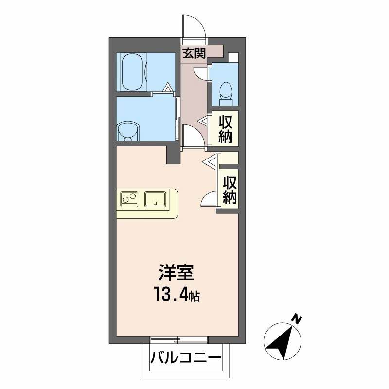 カーサ・あすか（Ａ）西館 A202号-3