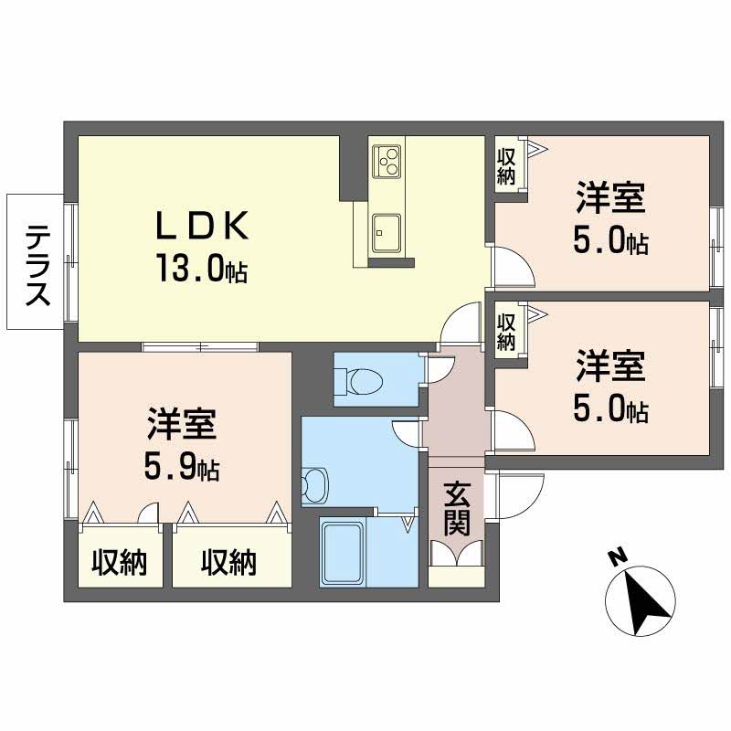 グリーンパークハイツⅡ 0102号-14