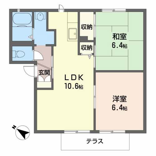 コスモスハイツ B102号-13