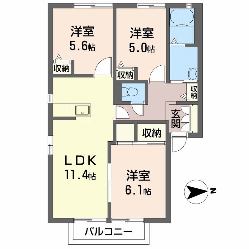 グリーンハイツＲ　Ａ棟 0201号-16