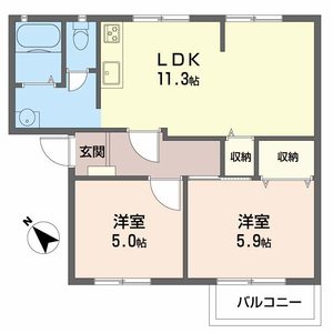 サンメゾンくすの木 C202号-16