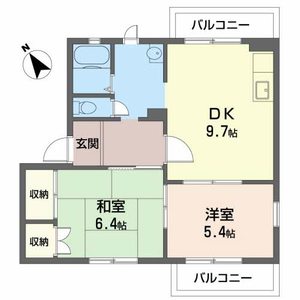 坂の久保ハイツＤ 0203号室