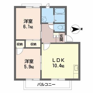 フローラ桜ヶ丘 A202号室