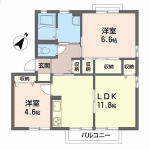 大町ガーデンライフ B201号室