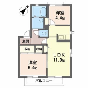 大町ガーデンライフ E201号室