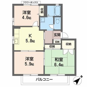 ドルチェ高石 B202号-3