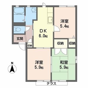 二色の浜グリーンヴィレッジ B105号室