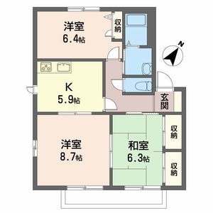 リバーサイド忠岡 B202号室