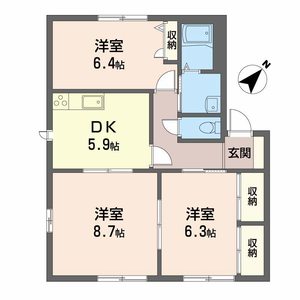 リバーサイド忠岡 C102号室