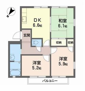 パル今福Ｃ．Ｄ．Ｅ E201号室