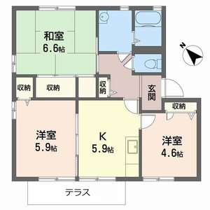ラ　メゾン　プルミエ B102号室