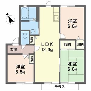 アネックス　日根野 B203号室