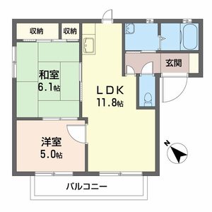 シャーメゾン　ヤークレイ 0201号室