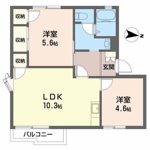 ハイツメイプルタウン B205号室
