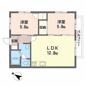 グリーンアヴェニュー古宮 0201号室