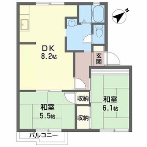 中津ハイツ B202号室