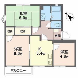 コートエスポワールＡ・Ｃ C205号室