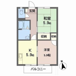 フレグランス白浜 0205号室