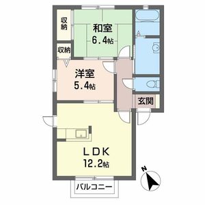 ヴィラ・シャンピニヨンⅡＤ 0201号室