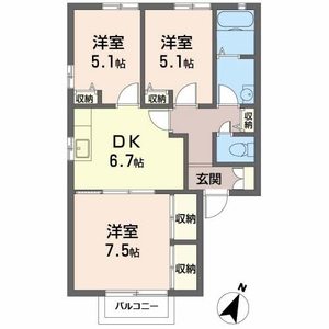 エスぺランサ今市 0201号室